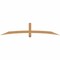 Ekena Millwork Bellingham Timber Gable Bracket, Western Red Cedar, 84"W x 17"H x 1 1/2"D x 3 1/2"F, 5/12 Pitch GBW084X17X0204BEL00SWR - alternate 1